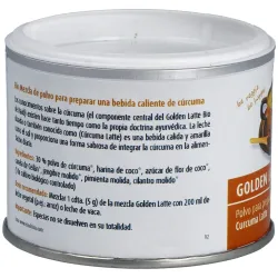 Raab vitalfood golden latte bebida de curcuma en polvo 70g | Farmacia Barata