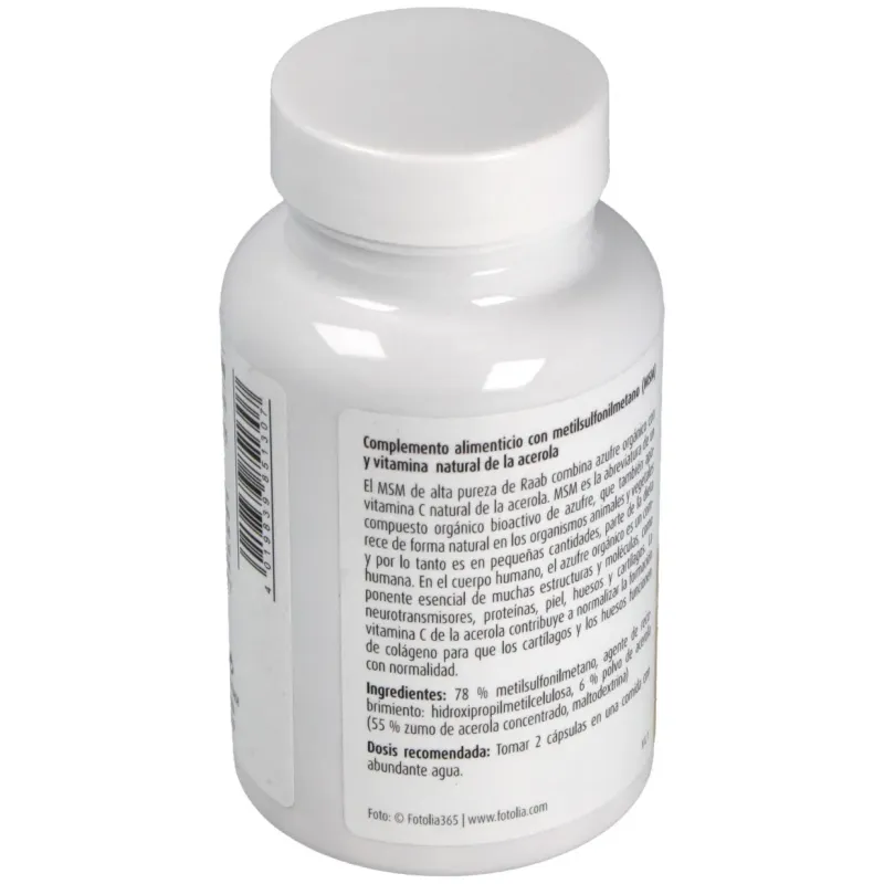 Raab vitalfood msm con vitamina c 90caps | Farmacia Barata