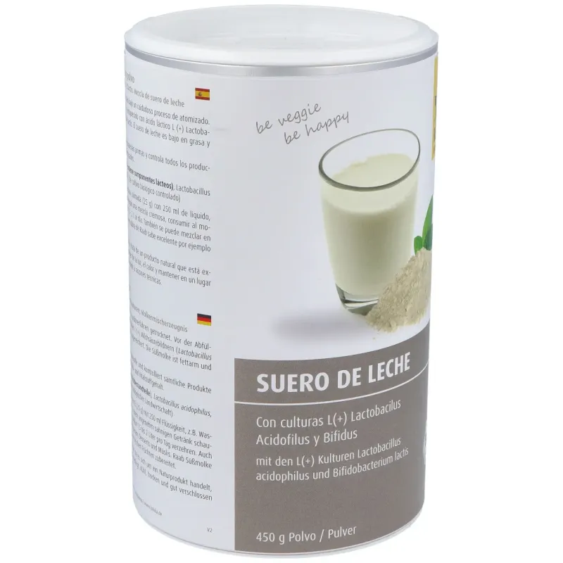 Raab vitalfood suero de leche dulce natural polvo 450g | Farmacia Barata