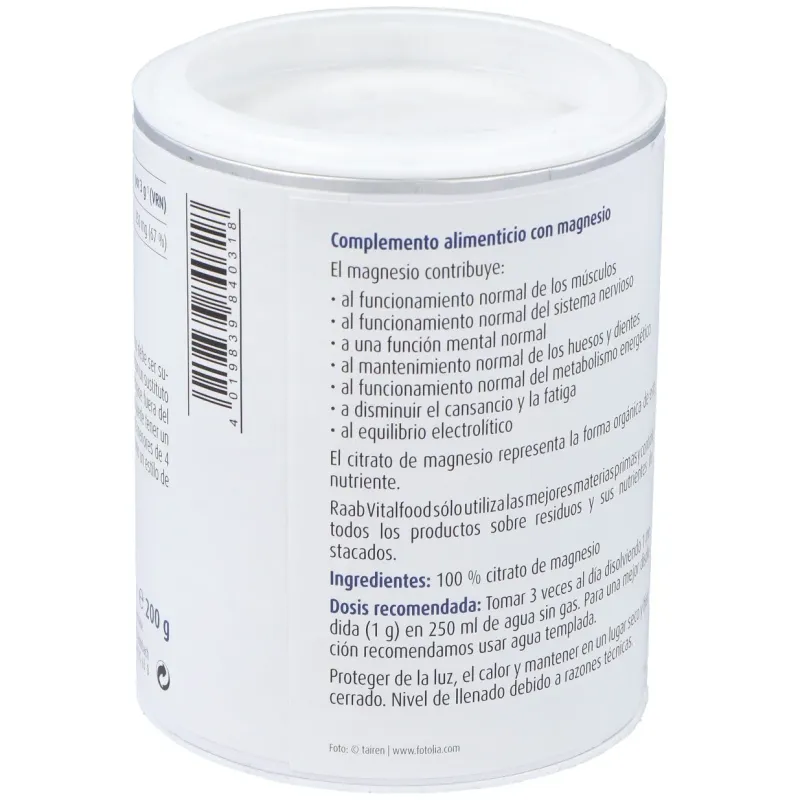 Citrato de magnesio polvo 200gr. | Farmacia Barata