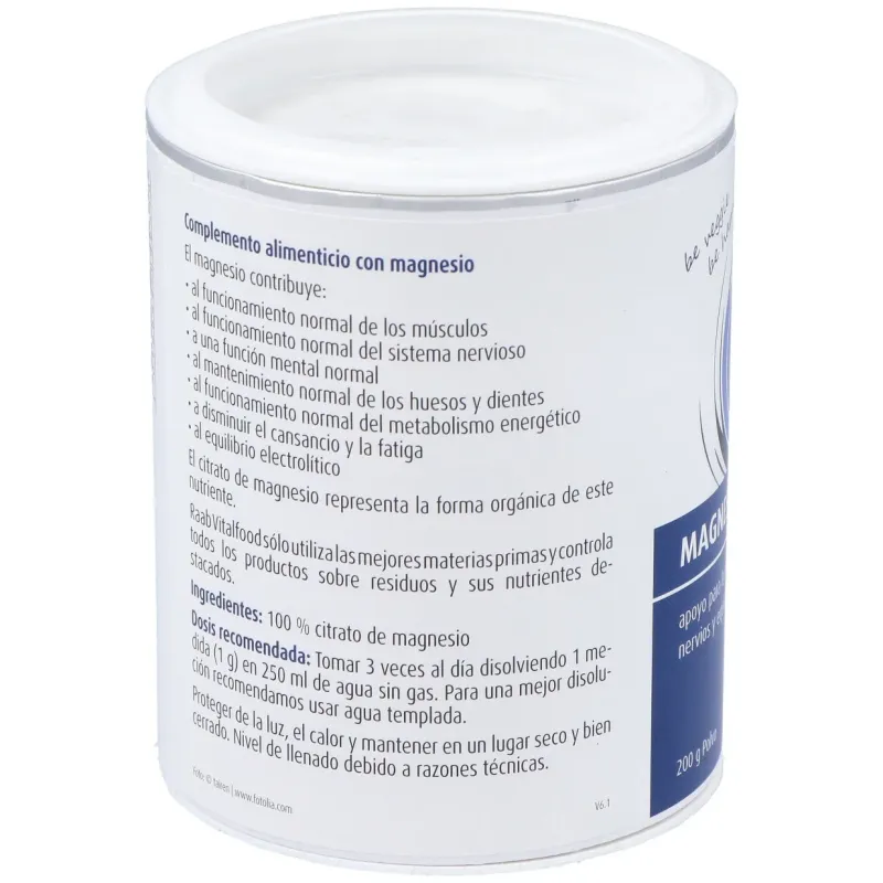 Citrato de magnesio polvo 200gr. | Farmacia Barata