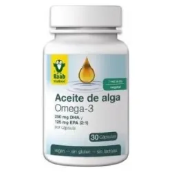 Raab vitalfood aceite de alga omega 3 1183mg 30caps