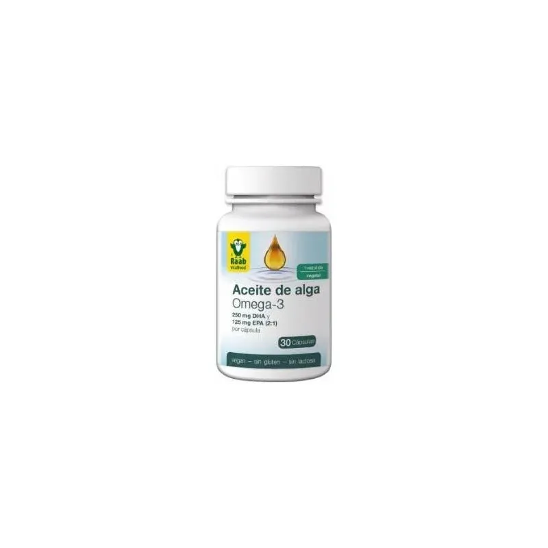 Raab vitalfood aceite de alga omega 3 1183mg 30caps | Farmacia Barata