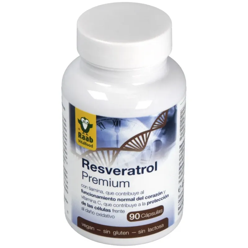 Raab vitalfood resveratrol con opc 90caps | Farmacia Barata