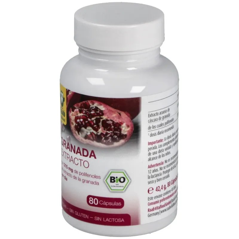 Raab vitalfood granada 80caps | Farmacia Barata Raab vitalfood granada 80caps | Farmacia Barata