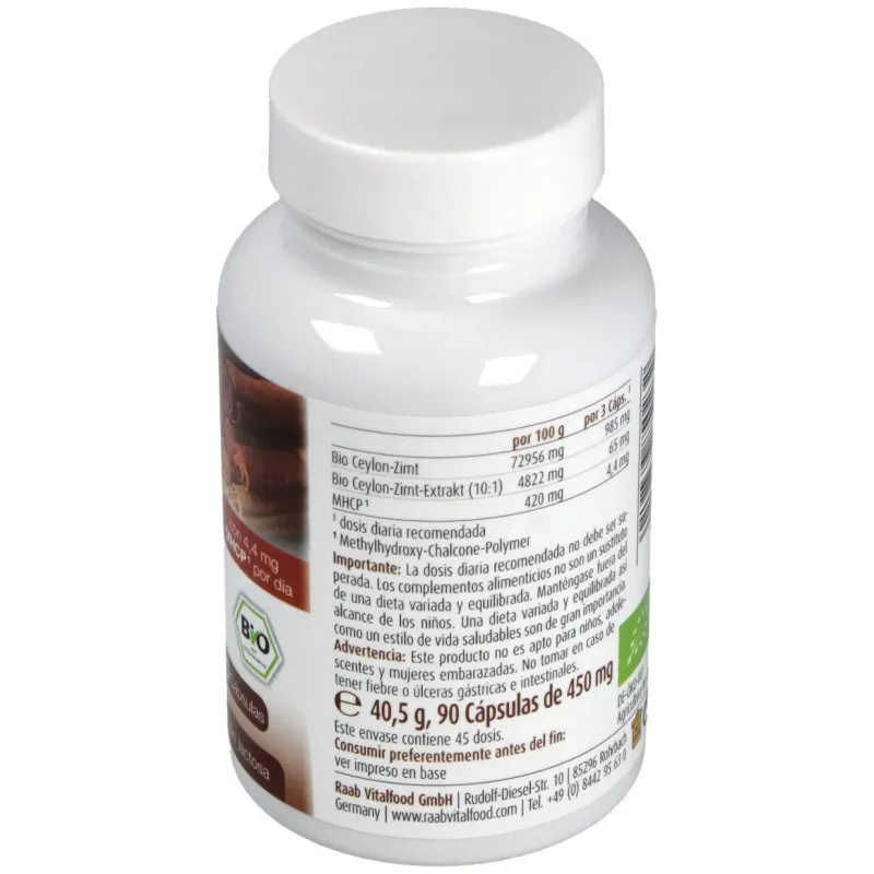 Canela 90cap. bio | Farmacia Barata