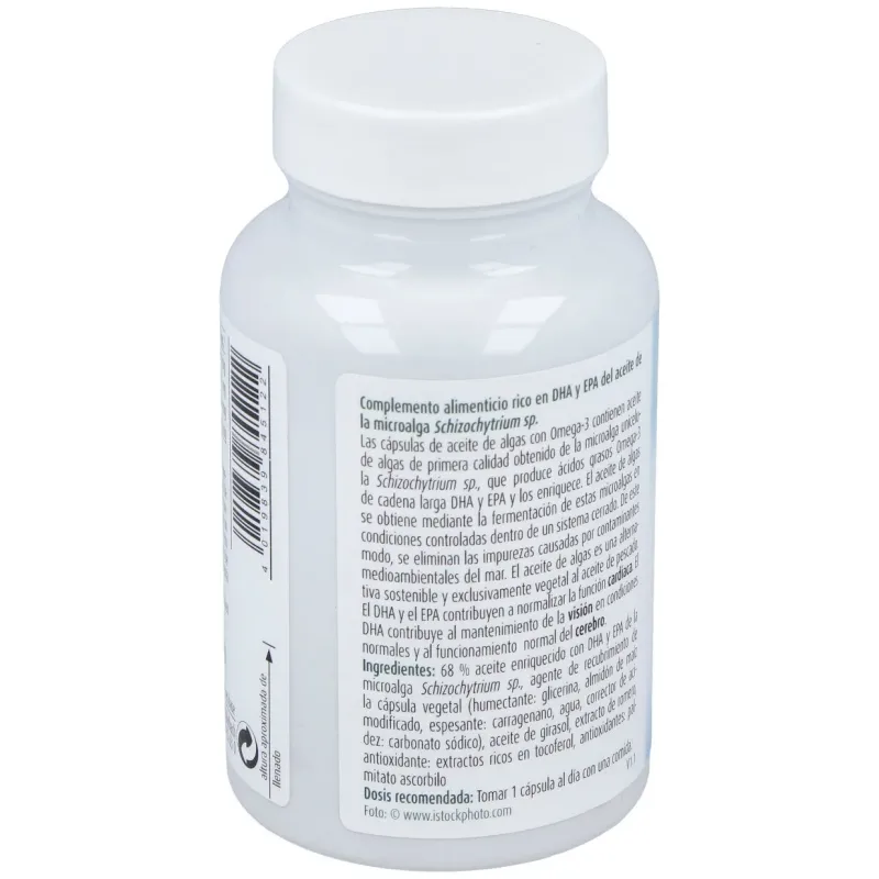 Raab vitalfood aceite de alga omega 3 1183mg 30caps | Farmacia Barata