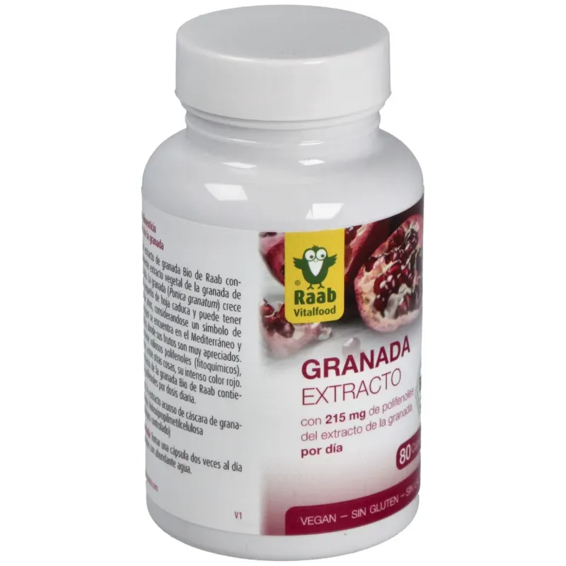 Raab vitalfood granada 80caps | Farmacia Barata Raab vitalfood granada 80caps | Farmacia Barata