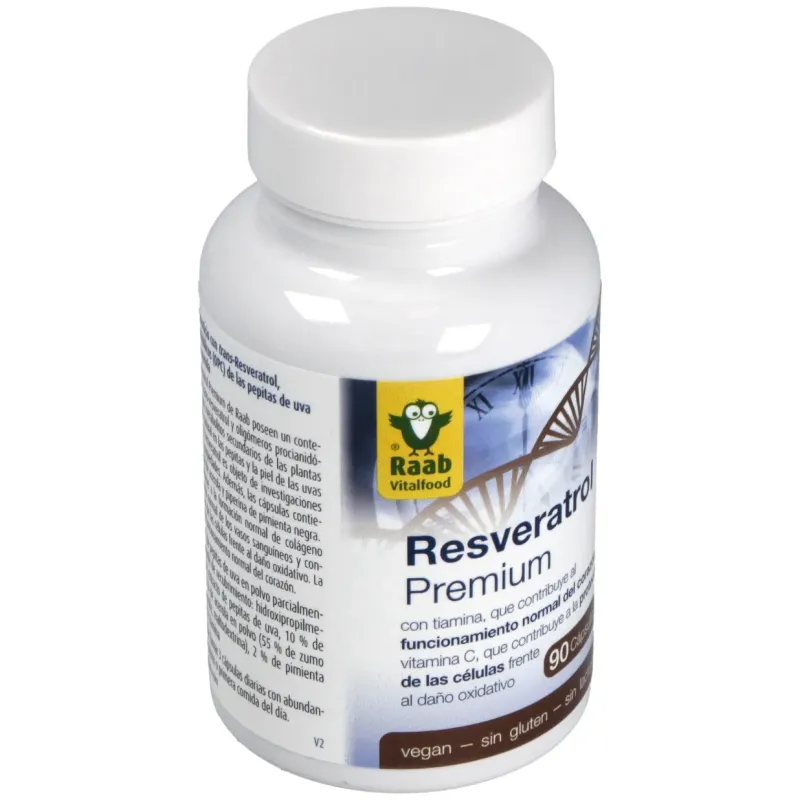 Raab vitalfood resveratrol con opc 90caps | Farmacia Barata