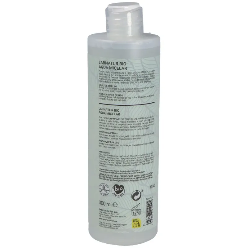 Labnatur bio agua micelar 300ml | Farmacia Barata