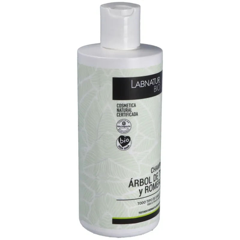 Labnatur bio champú árbol del té y romero 450ml | Farmacia Barata
