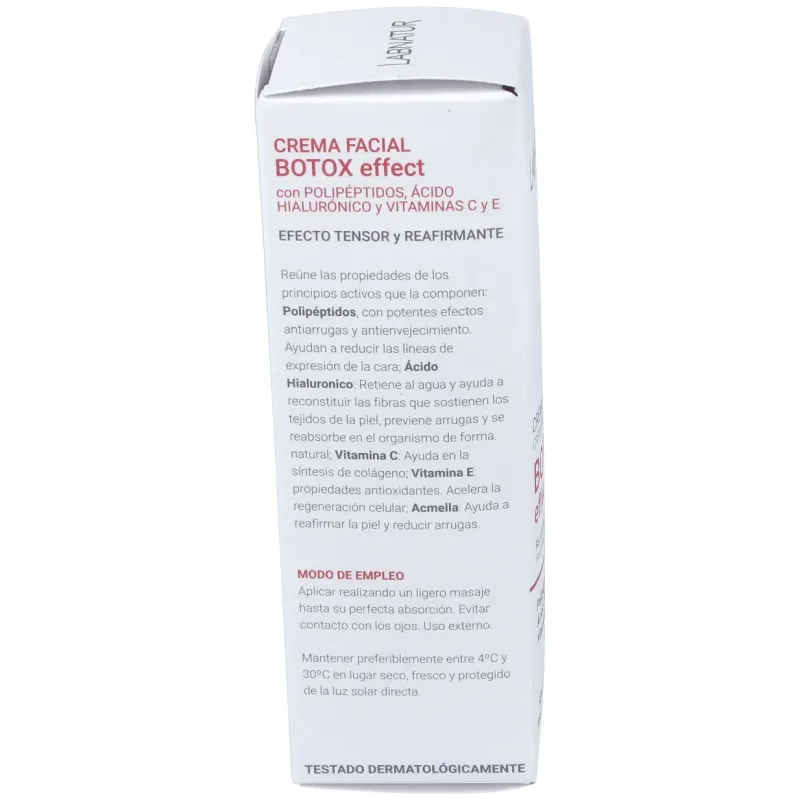 Crema facial botox efecto tensor 50ml. labnatur | Farmacia Barata