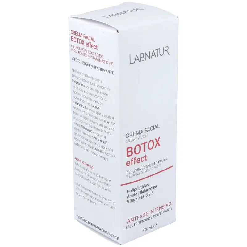 Crema facial botox efecto tensor 50ml. labnatur | Farmacia Barata