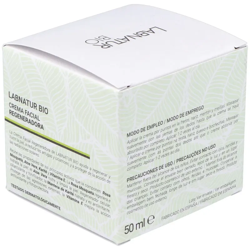 Labnatur bio crema facial regeneradora rosa mosqueta 50ml | Farmacia Barata