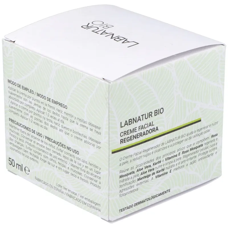 Labnatur bio crema facial regeneradora rosa mosqueta 50ml | Farmacia Barata