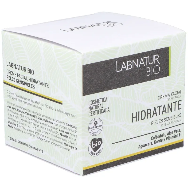 Labnatur bio crema facial hidratante pieles sensibles 50ml | Farmacia Barata