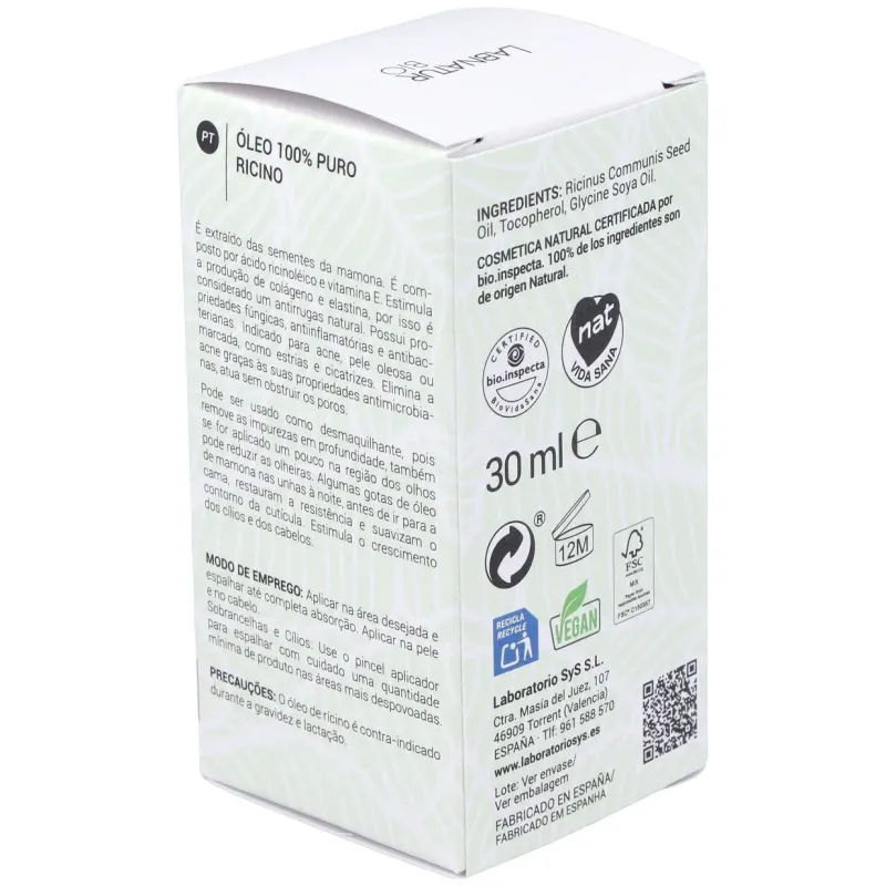 Labnatur bio aceite ricino 30ml + kit rimmel | Farmacia Barata