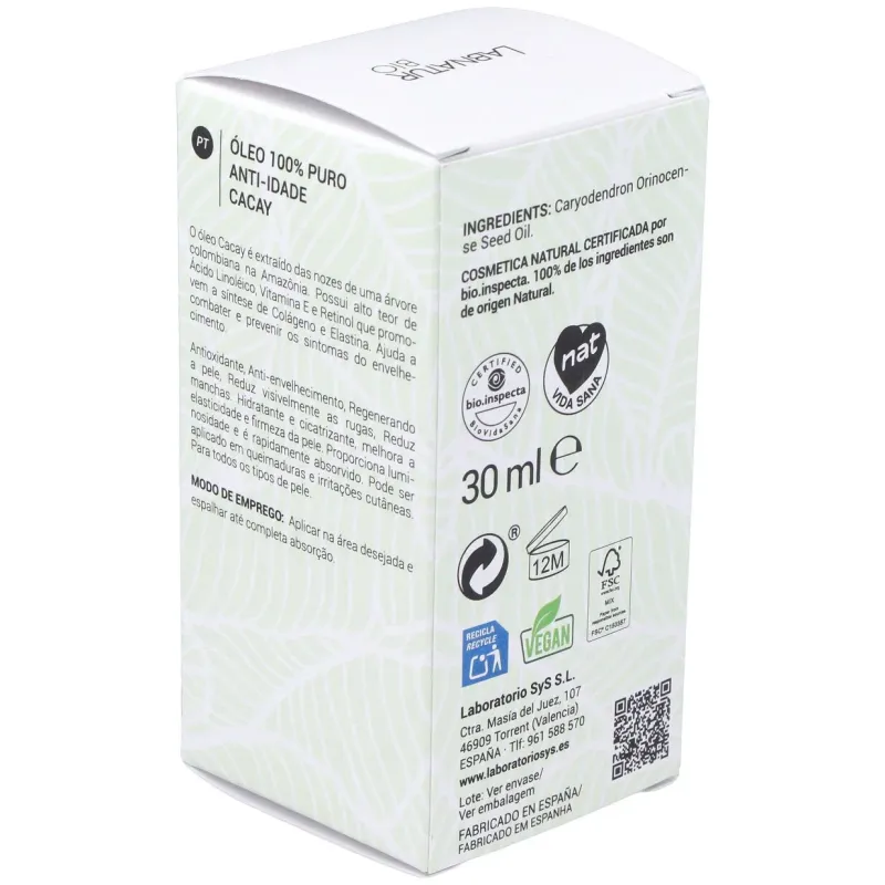 Labnatur bio aceite de cacay antiedad 30ml | Farmacia Barata
