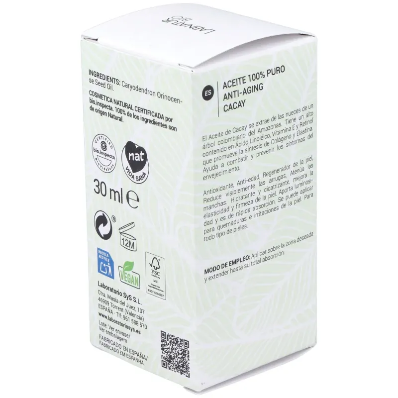 Labnatur bio aceite de cacay antiedad 30ml | Farmacia Barata