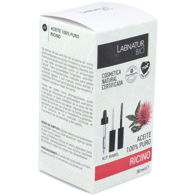 Labnatur bio aceite ricino 30ml + kit rimmel | Farmacia Barata