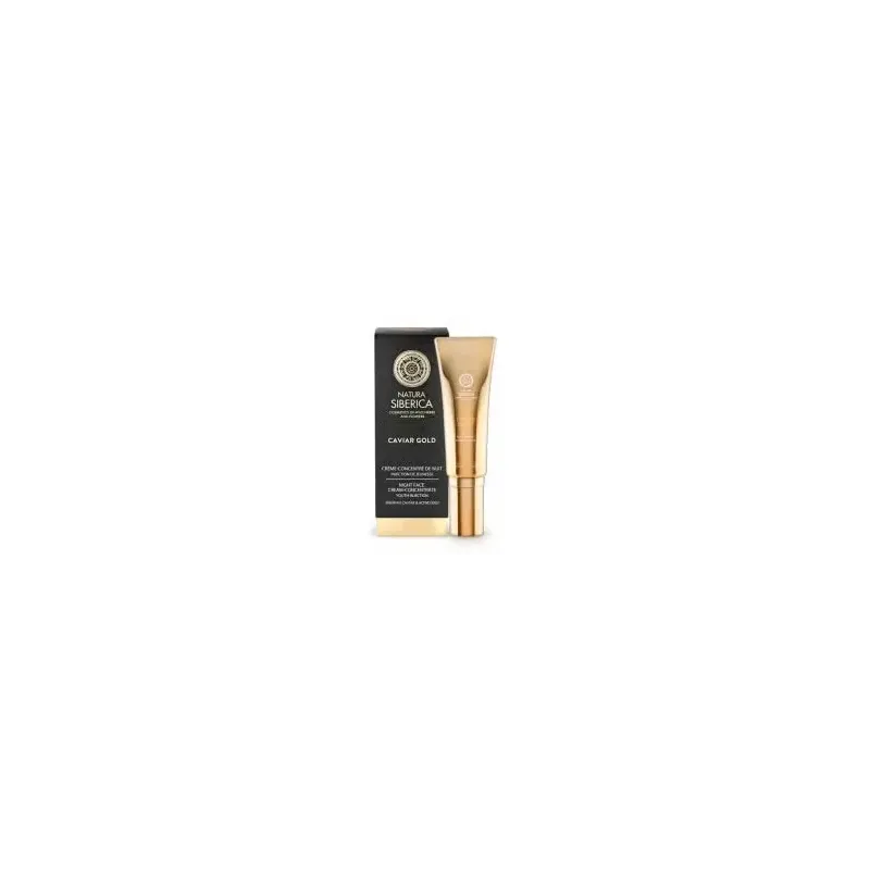 Natura siberica caviar gold crema de noche concentrada_ inyeccion de juventud 30 ml | Farmacia Barata