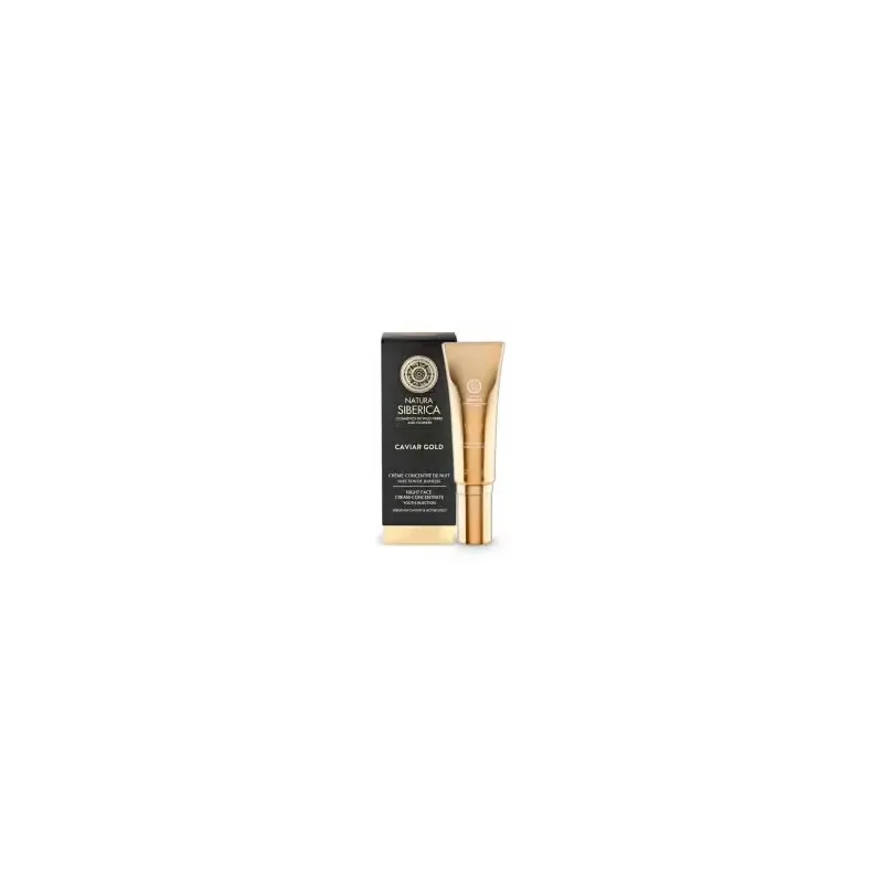 Natura siberica caviar gold crema de noche concentrada_ inyeccion de juventud 30 ml | Farmacia Barata