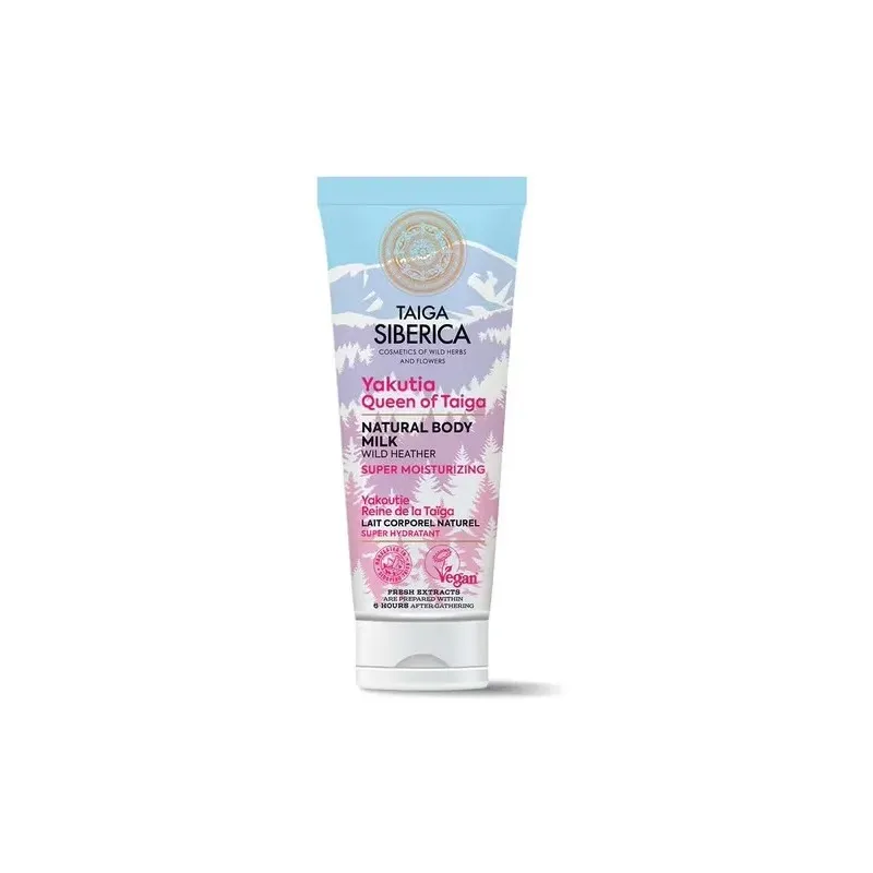 Natura siberica leche corporal natural superhidratante 200ml | Farmacia Barata