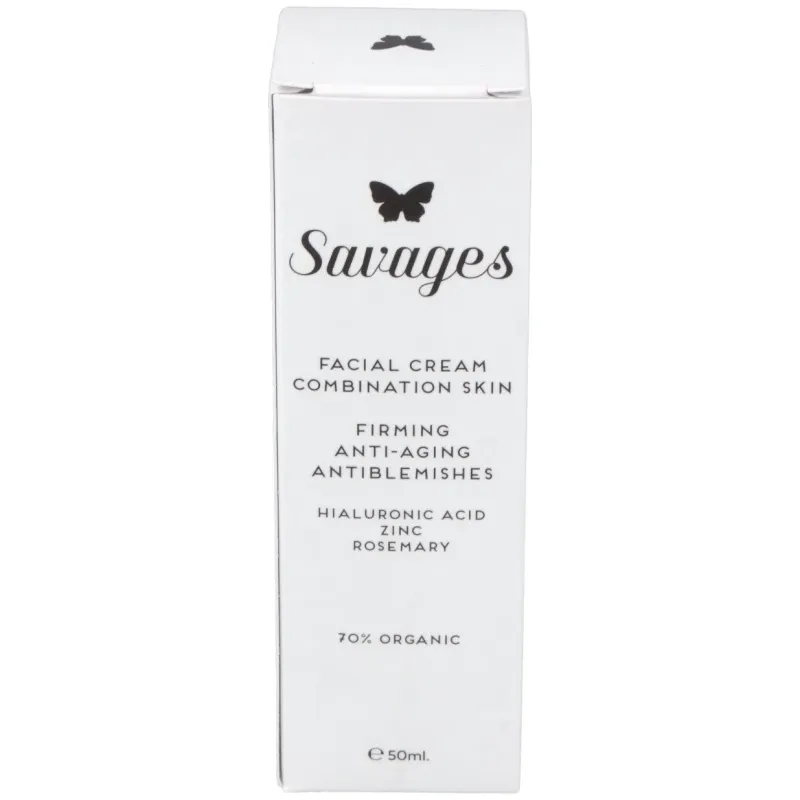 Savages crema facial antiedad pieles mixtas 50ml | Farmacia Barata