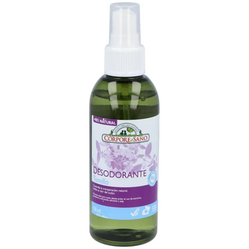 Corpore sano desodorante spray tomillo bio 150ml | Farmacia Barata Corpore sano desodorante spray tomillo bio 150ml | Farmacia Barata
