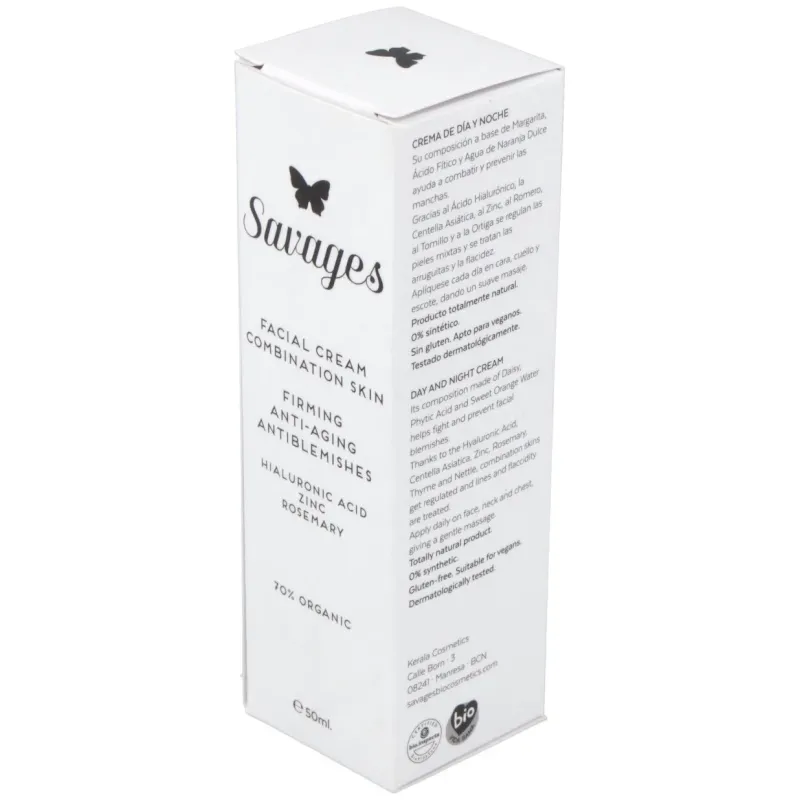 Savages crema facial antiedad pieles mixtas 50ml | Farmacia Barata