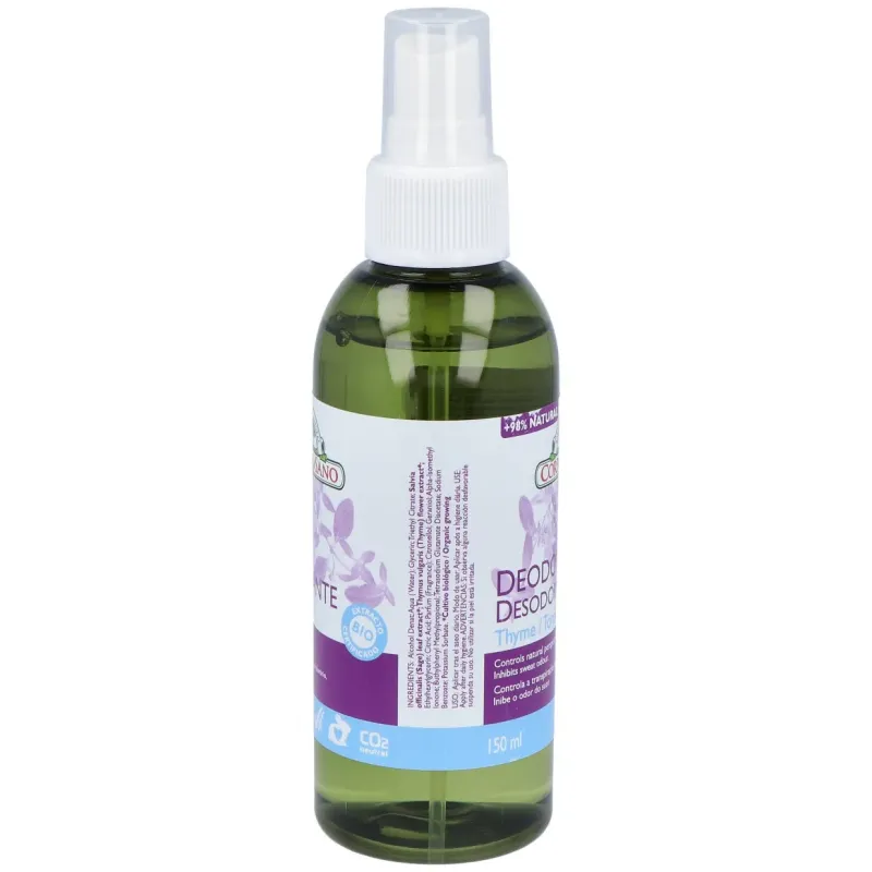 Corpore sano desodorante spray tomillo bio 150ml | Farmacia Barata Corpore sano desodorante spray tomillo bio 150ml | Farmacia Barata