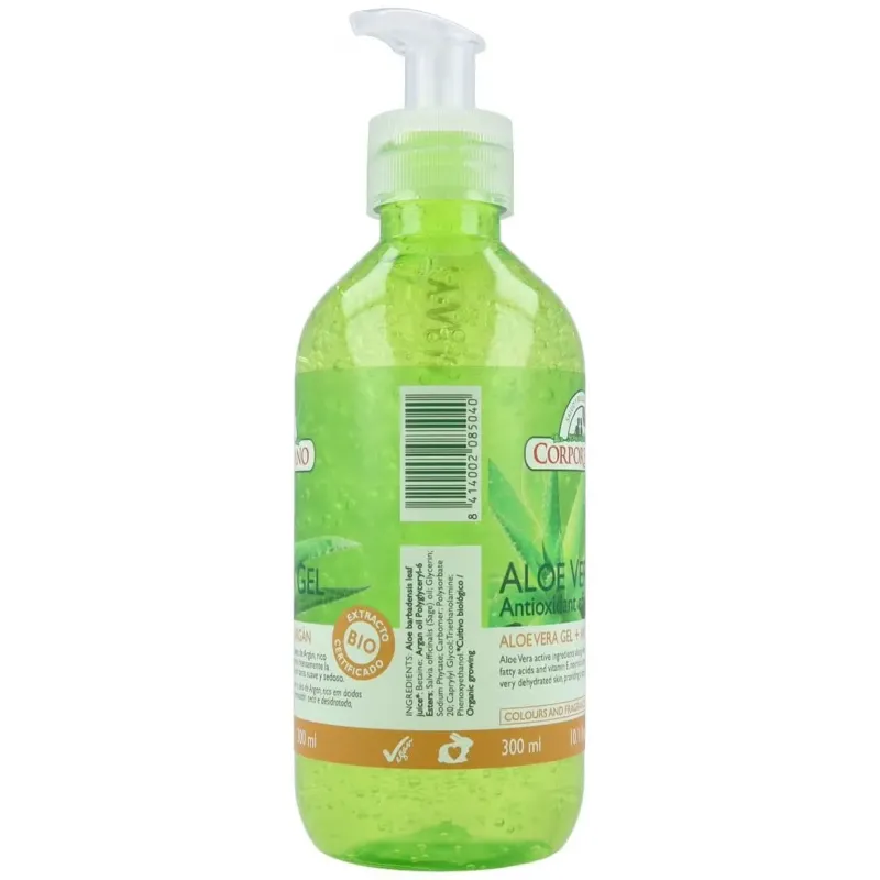 Corpore sano gel aloe vera y aceite argán 300ml | Farmacia Barata