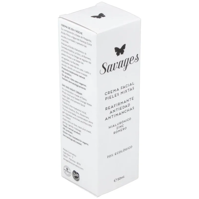 Savages crema facial antiedad pieles mixtas 50ml | Farmacia Barata