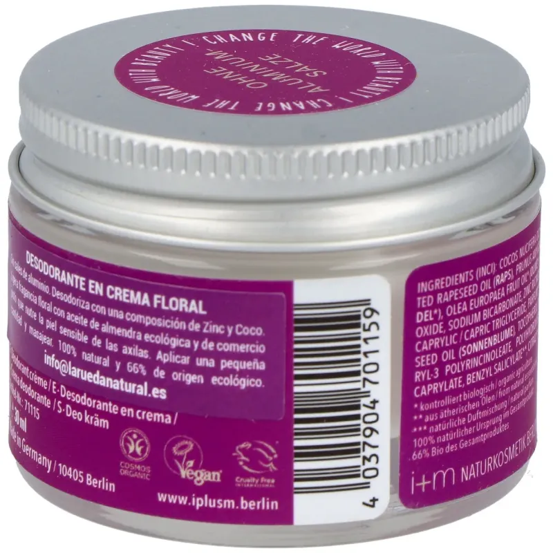 I+m naturkosmetik berlín desodorante floral crema 30ml | Farmacia Barata I+m naturkosmetik berlín desodorante floral crema 30ml | Farmacia Barata