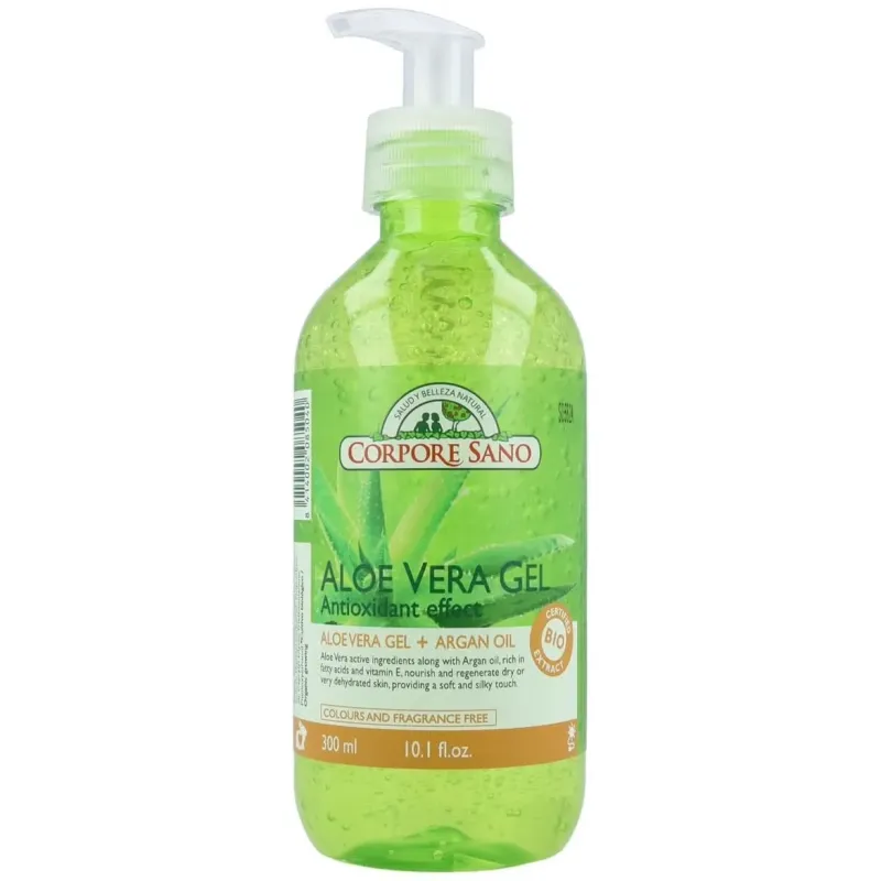 Corpore sano gel aloe vera y aceite argán 300ml | Farmacia Barata