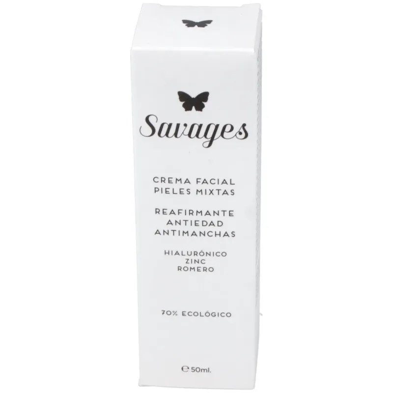 Savages crema facial antiedad pieles mixtas 50ml | Farmacia Barata