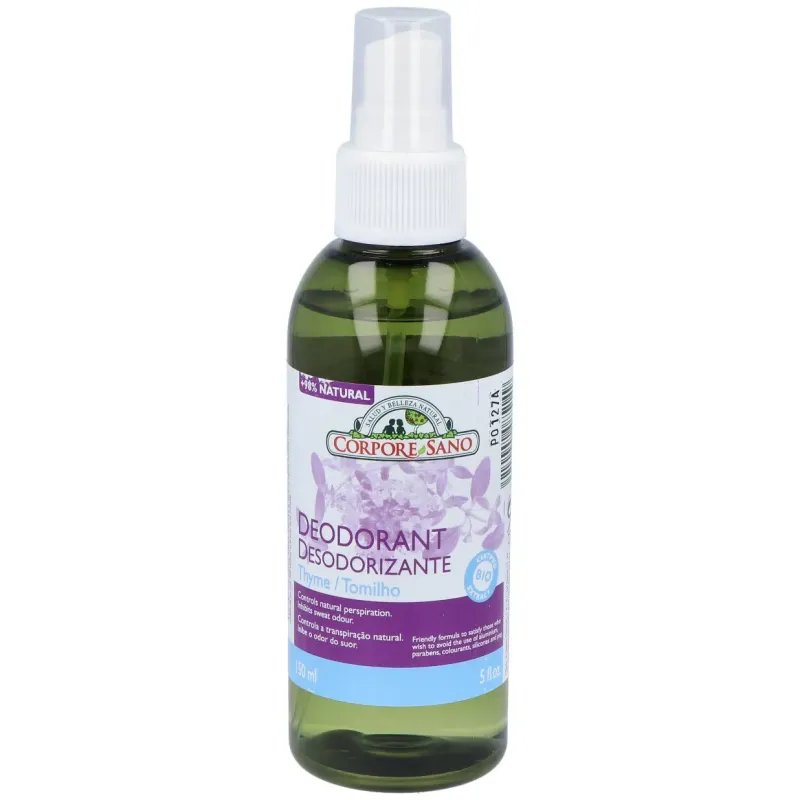 Corpore sano desodorante spray tomillo bio 150ml | Farmacia Barata Corpore sano desodorante spray tomillo bio 150ml | Farmacia Barata