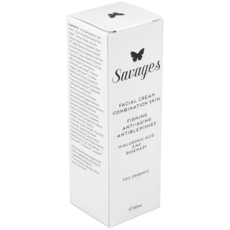 Savages crema facial antiedad pieles mixtas 50ml | Farmacia Barata