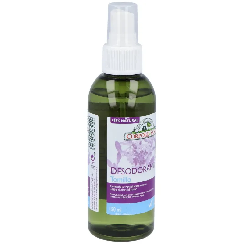 Corpore sano desodorante spray tomillo bio 150ml | Farmacia Barata Corpore sano desodorante spray tomillo bio 150ml | Farmacia Barata