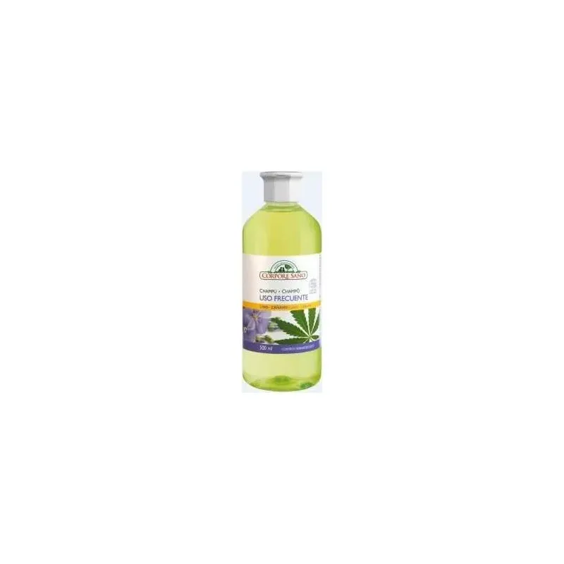 Corpore sano champú uso frecuente lino y cañamo 500ml | Farmacia Barata