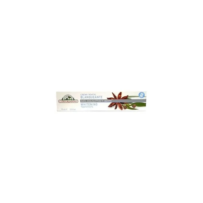 Corpore sano dentifrico blanqueante anis eucalipto y menta 75ml | Farmacia Barata