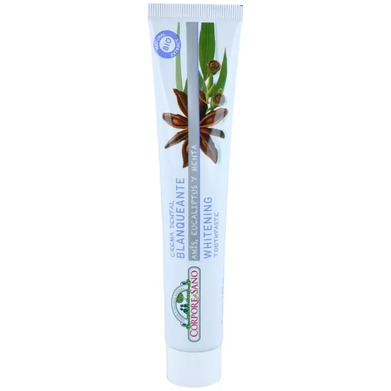 Corpore sano dentifrico blanqueante anis eucalipto y menta 75ml | Farmacia Barata