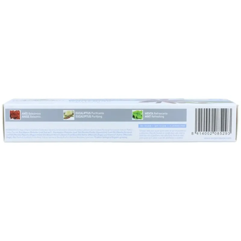 Corpore sano dentifrico blanqueante anis eucalipto y menta 75ml | Farmacia Barata