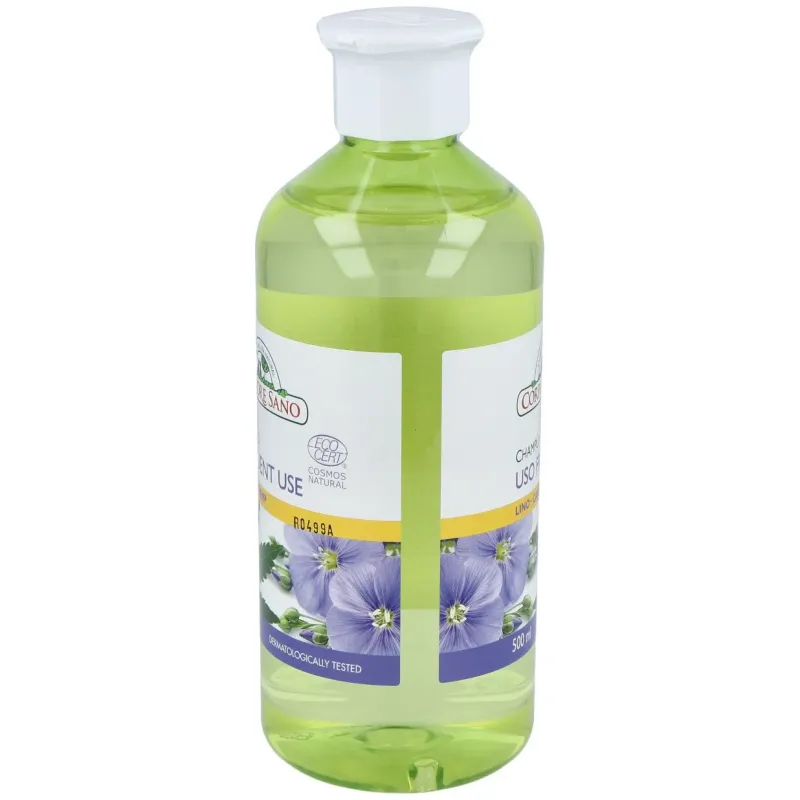 Corpore sano champú uso frecuente lino y cañamo 500ml | Farmacia Barata
