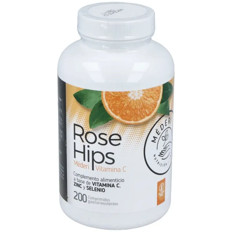 Méderi rose hips vit c + zn + se 200comp | Farmacia Barata