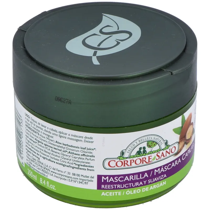 Corpore sano mascarilla capilar aceite de argán cosmos 50ml | Farmacia Barata Corpore sano mascarilla capilar aceite de argán cosmos 50ml | Farmacia Barata