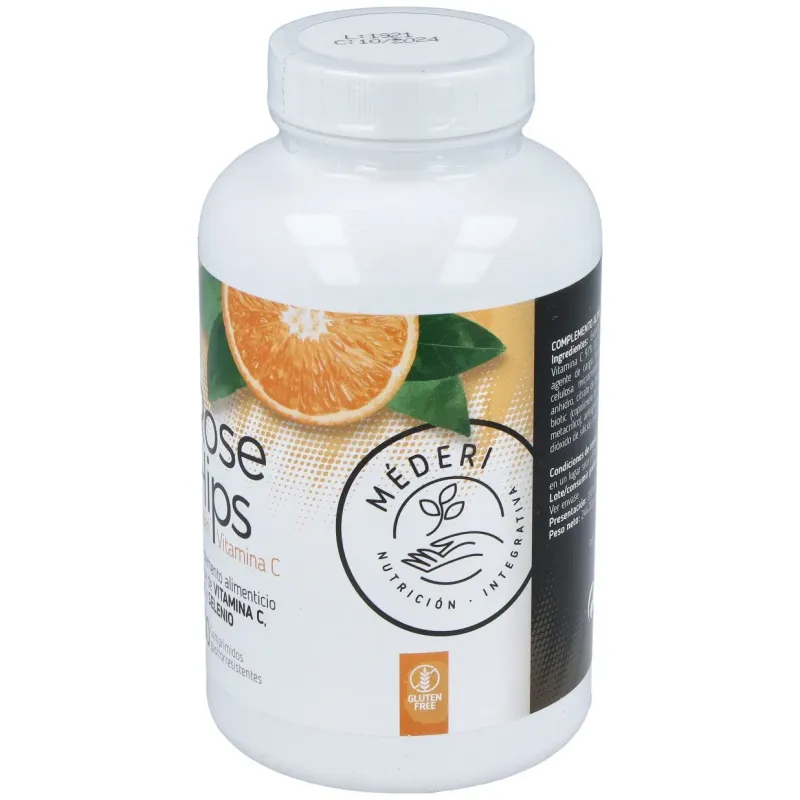 Méderi rose hips vit c + zn + se 200comp | Farmacia Barata