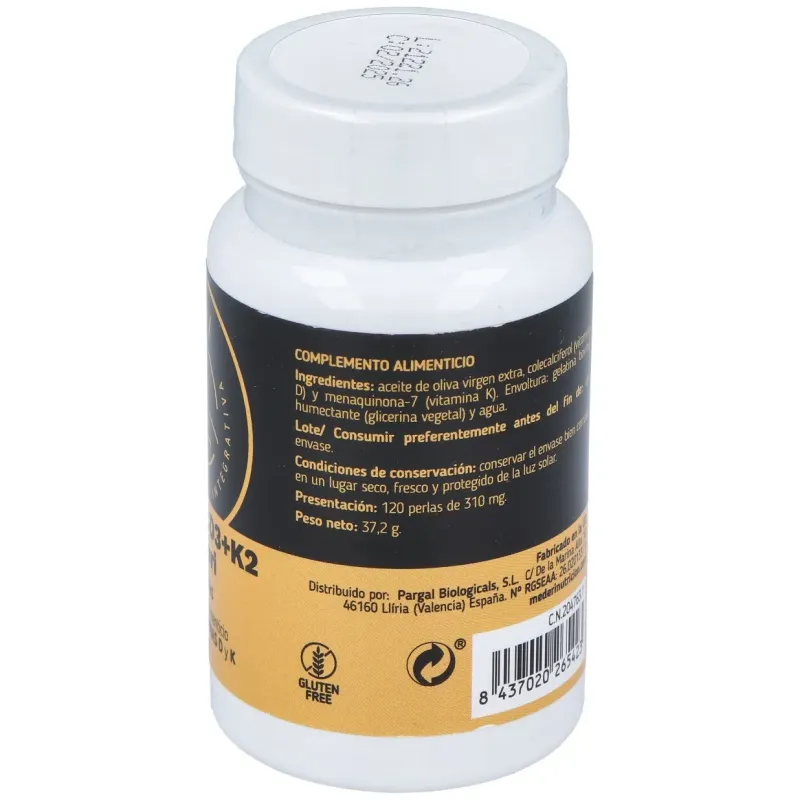 Mederi vitamina d3 + k2 120 perlas | Farmacia Barata