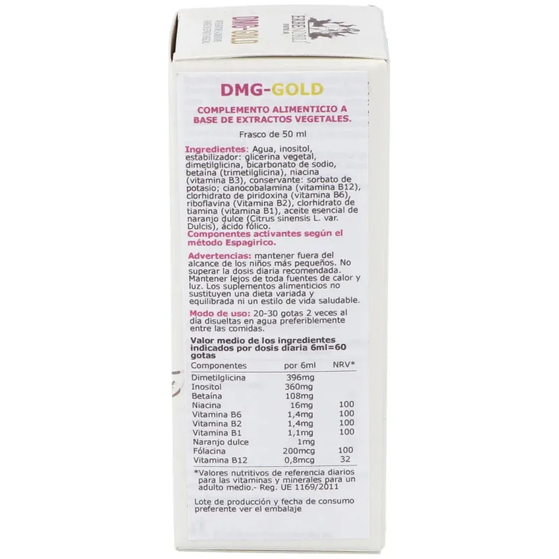 Dmg-gold compost exámenes 50ml | Farmacia Barata
