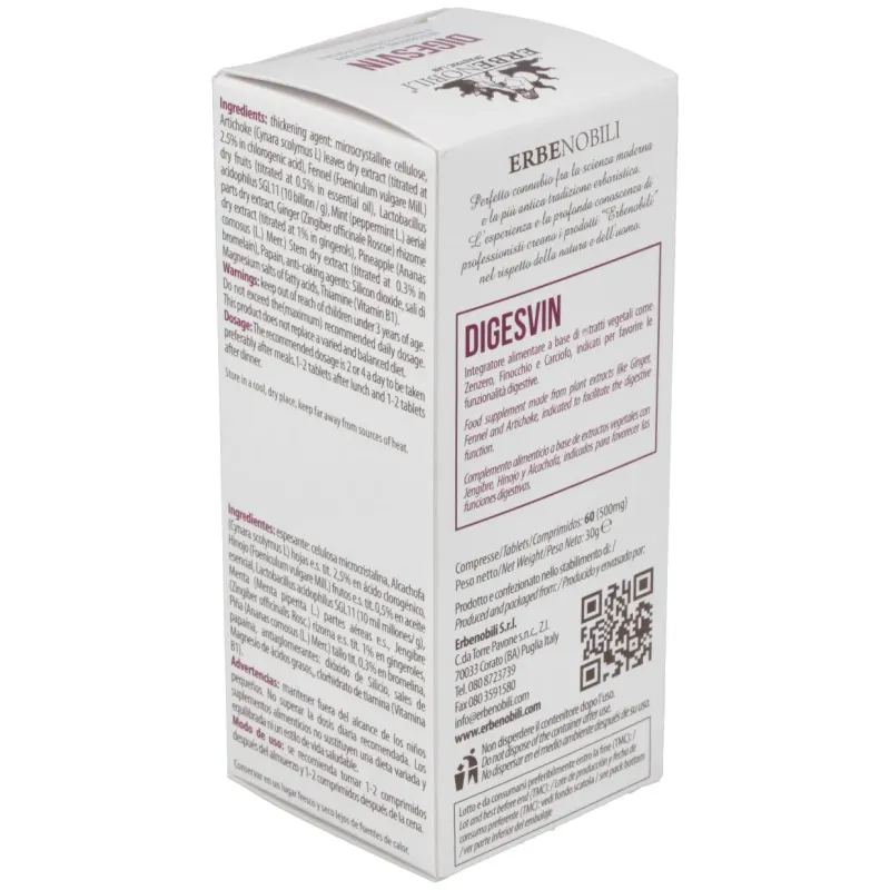 Digesvin compost digestivo 60comp | Farmacia Barata